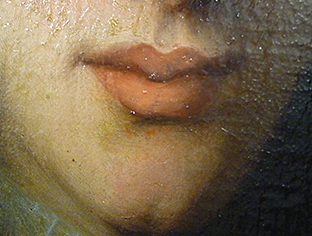 Particolare del restauro ultimato