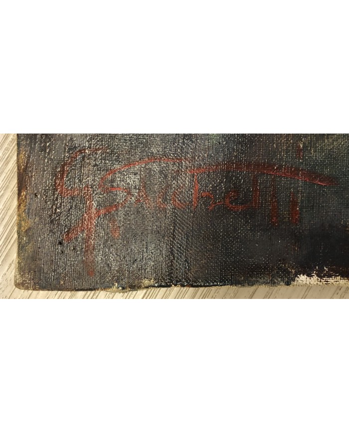 dipinto a olio garofani rosa e bianchi