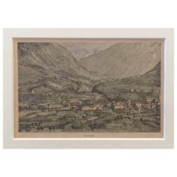 Stampa antica Sondrio 1880