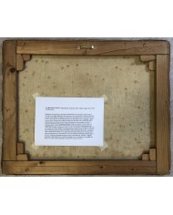 dipinto a olio paesaggio agreste e contadini di Karpov Ivan