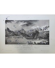 Veduta di Lecco interpretata da AnnaV giovane artista lecchese