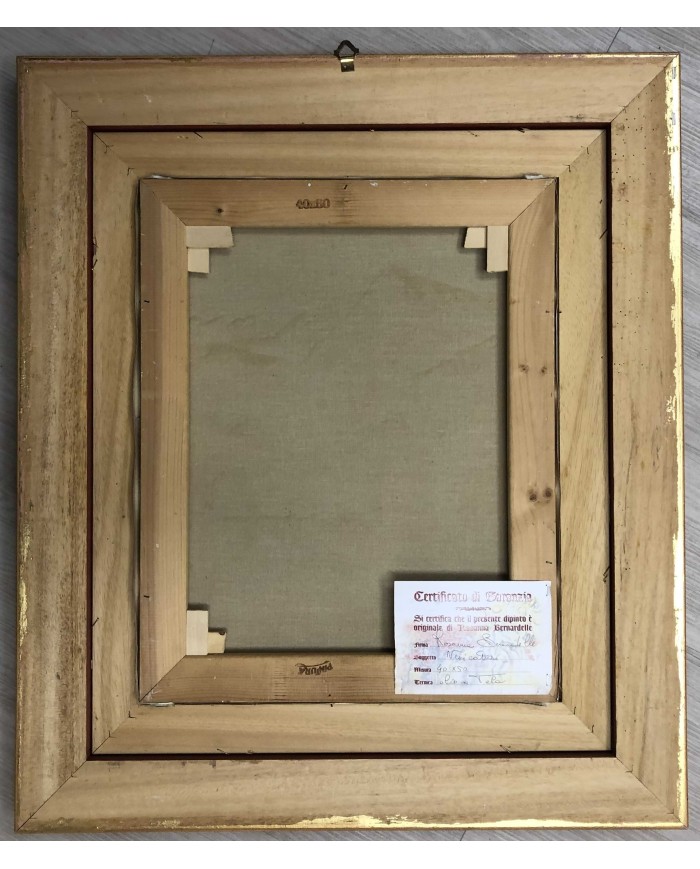 dipinto a olio Nevicata dell' artista Bernardelle Rossana