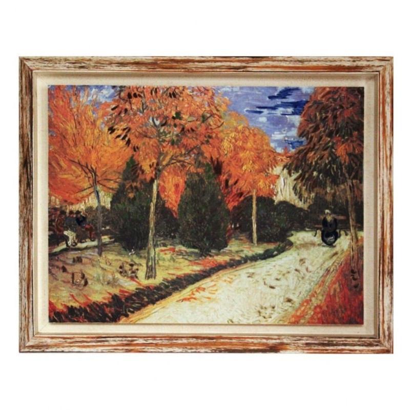 Stampa artistica Van Gogh Giardino Autunnale