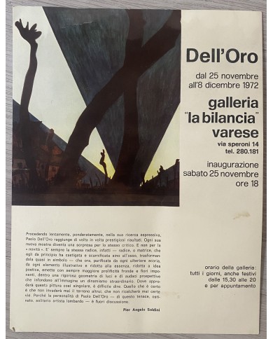 Pusiano paesaggio di Brianza Olio su faesite  di Paolo Dell' Oro