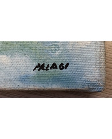 quadro astratto olio su tela Palagi