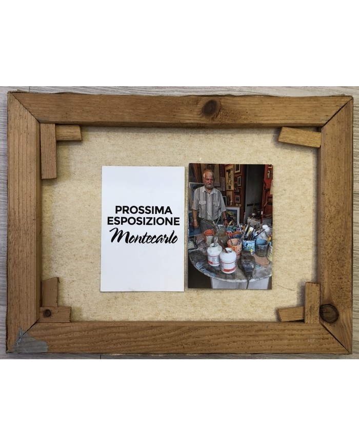 quadro astratto olio su tela Palagi