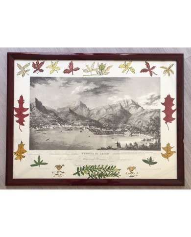 Veduta di Lecco interpretata da Eu Corti, creativo autodidatta