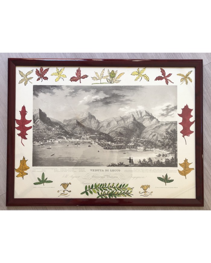 Veduta di Lecco interpretata da Eu Corti, creativo autodidatta