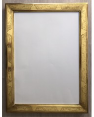 Specchiera dorata in oro Zecchino, made in Italy