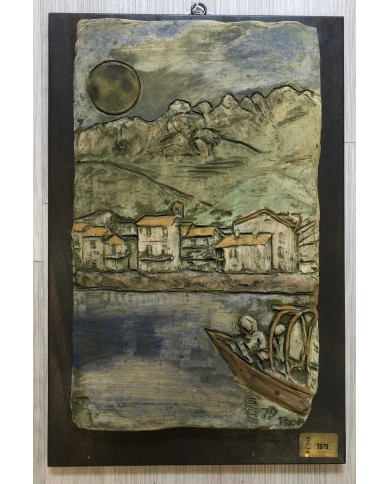 "Addio Monti" Pescarenico rione di Lecco opera unica di Sala P.M.