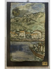 "Addio Monti" Pescarenico rione di Lecco opera unica di Sala P.M.