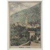 Stampa antica Sondrio- Inferno ( Valtellina )