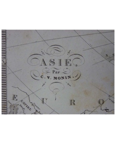 Stampa antica Asie 1836