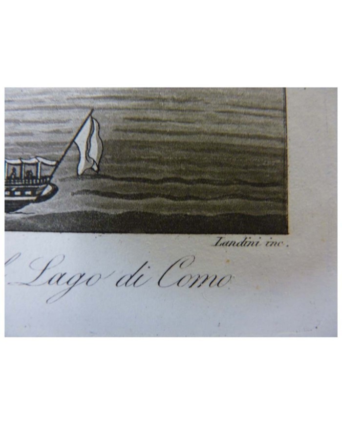 Veduta della Villa Sommariva con la Cadenabia sul Lago di Como