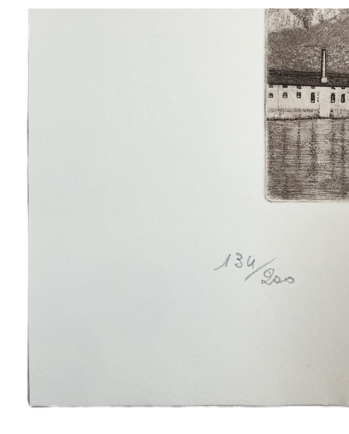 stampa Lecco Resegone e Ponte Vecchio