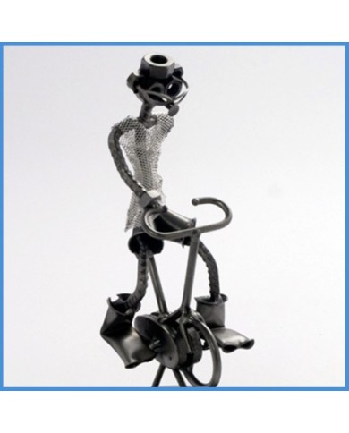 spinning scultura metallica