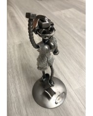 ballerina scultura metallica