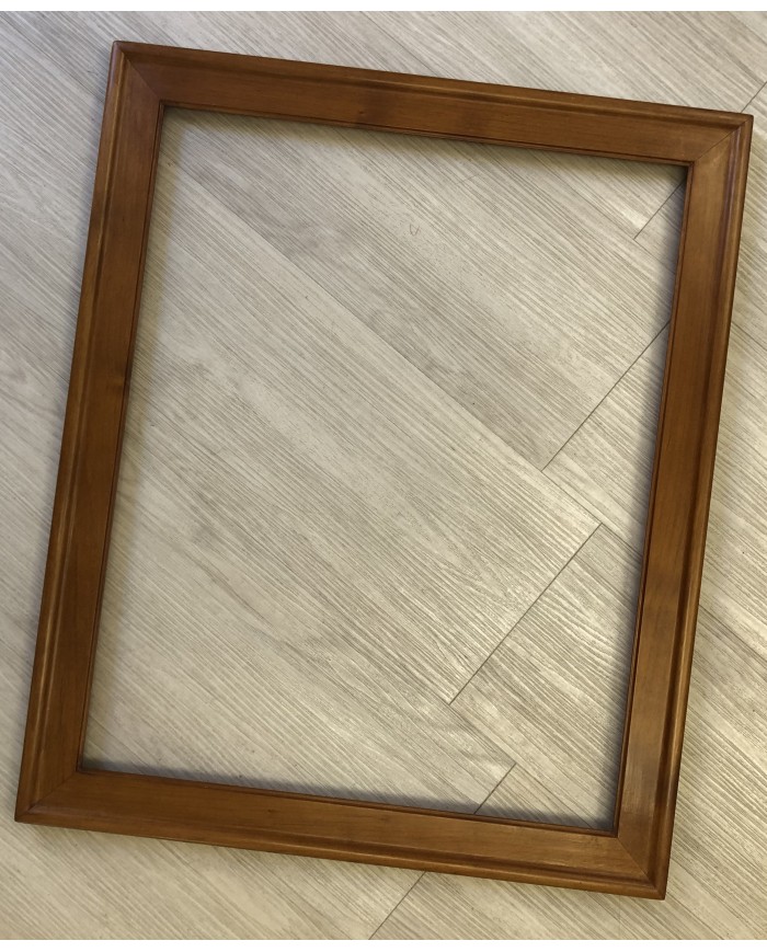 Cornice classica tinta noce sagomata