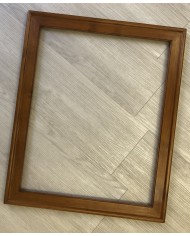 Cornice classica tinta noce sagomata