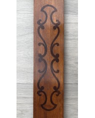 Cornice classica noce intarsio. PEZZO UNICO!