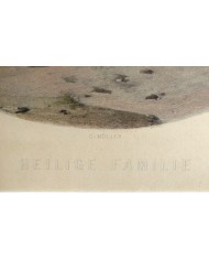 stampa antica Heilige Familie- Sacra Famiglia