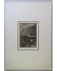 Stampa antica Sondrio - Inferno  Valtellina