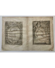 Stampa antica autentica DICHIARATIONE DELLA PIAZZA E CASTELLO DI LECCO