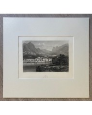 Stampa antica originale Lecco, am Comer See - Lecco sul lago di Como