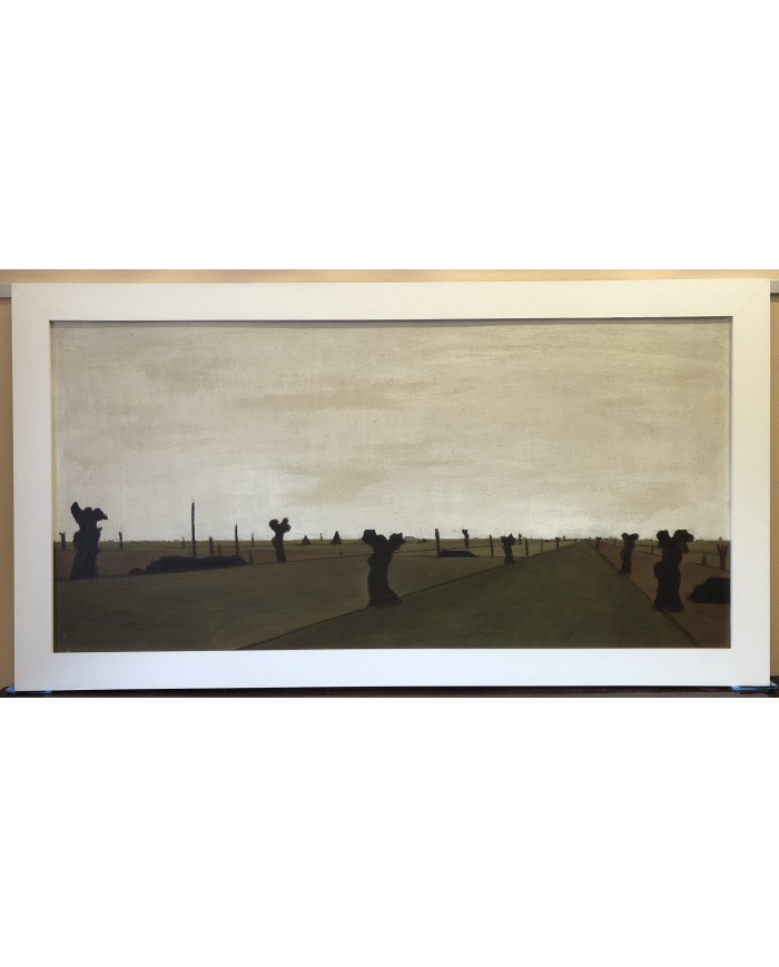 paesaggio di Brianza Olio di Paolo Dell' Oro