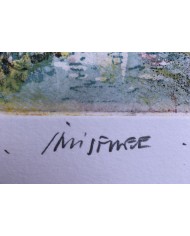 Innisfree incisione all'acquaforte acquatinta di Marco Zambrelli