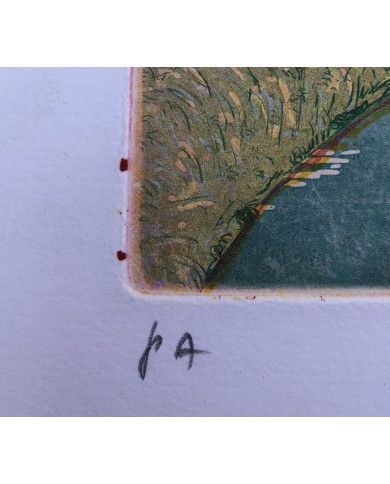 "Chiusa " acquatinta ceramolle di Marco Zambrelli