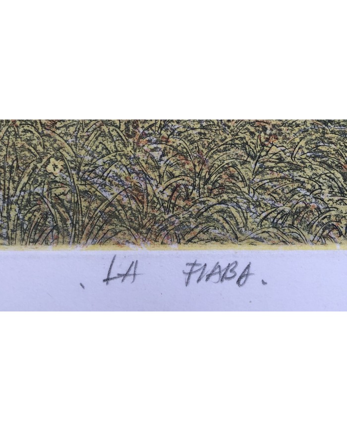 "La Fiaba" acquatinta ceramolle di Marco Zambrelli