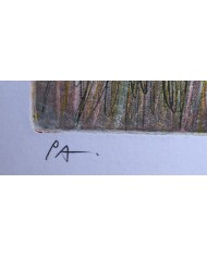 "Campora" acquatinta ceramolle di Marco Zambrelli