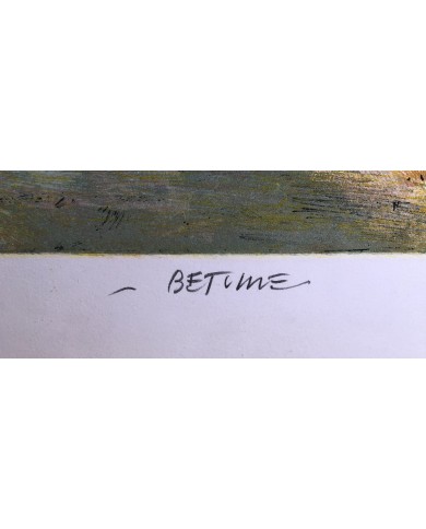 "Betulle" acquatinta ceramolle di Marco Zambrelli