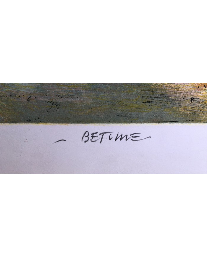 "Betulle" acquatinta ceramolle di Marco Zambrelli