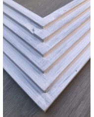 cornice moderna, sbiancata, sagoma a scaletta