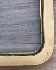 cornice del passato color avorio filo oro con angoli tondi