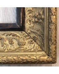 cornice del passato vintage stile Liberty dorata