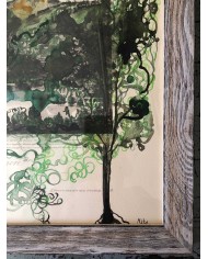 Veduta di Lecco interpretata da Mita Bolzoni artista comasca