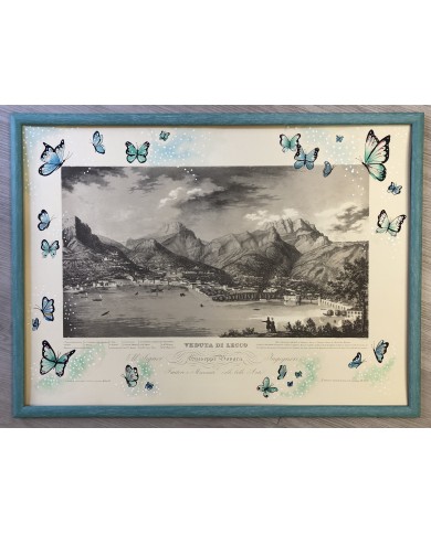 Veduta di Lecco interpretata da Daniela Stevanin artista lecchese Veduta di Lecco interpretata da Daniela Stevanin artista lecchese