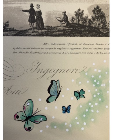 Veduta di Lecco interpretata da Daniela Stevanin artista lecchese Veduta di Lecco interpretata da Daniela Stevanin artista lecchese