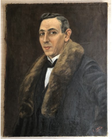 ritratto antico di uomo elegante