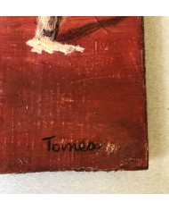 Candele, opera di Tomea Fabrizio, olio su faesite