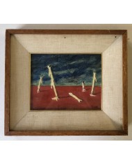 Candele, opera di Tomea Fabrizio, olio su faesite