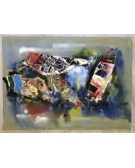 quadro astratto olio su tela Palagi